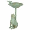 Songbird Valley Cat and Bird Aluminum Birdbath