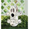 Songbird Valley Weathered-Look Fleur de Lis Bird House