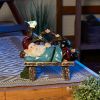 Accent Plus Solar Light-Up Afternoon Nap Garden Gnome