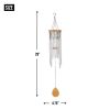 Accent Plus Classic Aluminum Waterfall Wind Chimes - 28 inches