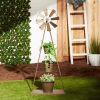 Summerfield Terrace Metal Windmill Plant Stand