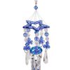 Accent Plus Blue Hummingbird Acrylic and Metal Windchimes