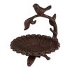 Songbird Valley Sunflower and Bird Cast Iron Bird Feeder