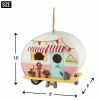 Accent Plus Pink and White Camper Birdhouse