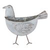 Accent Plus Galvanized Metal Wall Planter - Bird