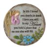 Accent Plus Cement Memorial Stepping Stone - In Life I Loved You