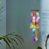 Wood Capiz Wind Chime Delivers Coastal decor Feel