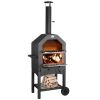 Backyard Outdoor Party Dinner Mobile Stainless Steel Pizza Oven