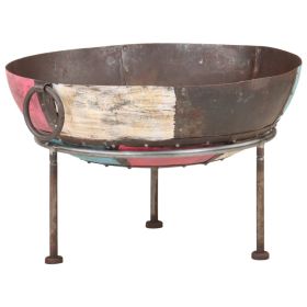 Colorful Rustic Fire Pit Ã˜ 23.6" Iron