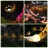 Solar Powered Moon Star Lamp IP54 Waterproof Decorative Lamp