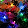 2 Pack Solar String Lights 12.48Ft 12 LEDs Butterfly Lights IP44 Waterproof Multi-Color Lights