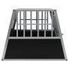 Dog Cage with Double Door 37"x34.6"x27.2"