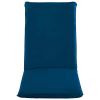 Foldable Sunlounger Oxford Fabric Navy Blue