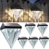 Waterproof Solar Deck Lights Outdoor Solar Fence Lights for House Solar Step Lights Solar Wall Lights for Backyard, Patio, Decorating, Stairs, Garden,