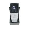 24.4inches Modern Water Fountain with Led Lights for Home Decor