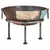 Colorful Rustic Fire Pit Ã˜ 15.7" Iron