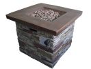 Vesuvius Brick Outdoor Square Gas Fire Pit