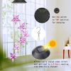 Wind Chime Solar Light Color Changing LED Solar Mobile Blue Star Wind Chime Solar Light Wind Mobile Portable Waterproof Outdoor Decorative Romantic Wi