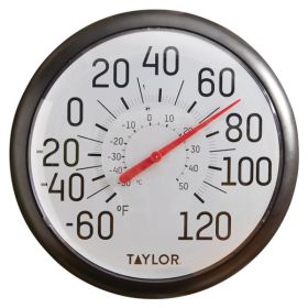 Taylor Precision Products 6700 13.25-Inch Big and Bold Dial Outdoor Thermometer