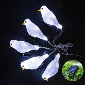 Little Bird LED Solar Lawn Light (Color: Pure white, Style: Solar energy)