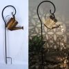 Solar Gieter Lamp Tuin Art Licht Holle Smeedijzeren Tuin Decoratie Ster Douche Led Lamp Yard Romantische Decoraties XH