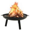 Fire Pit 35.8"x32.1"x15.7" Steel