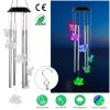 Solar Wind Chime Lights Butterfly Lamp 7 Color Changing String Lights