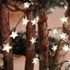 2Pcs Solar Powered String Lights 39.3FT 100LED Beads Fairy Star Lights