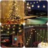 2Pcs Solar Powered String Lights 39.3FT 100LED Beads Fairy Star Lights