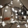 2Pcs Solar Powered String Lights 39.3FT 100LED Beads Fairy Star Lights