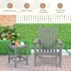 Outdoor Durable Patio Acacia Wood Adirondack Lounge Armchair