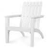 Outdoor Durable Patio Acacia Wood Adirondack Lounge Armchair