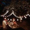 2Pcs Solar Powered String Lights 39.3FT 100LED Beads Fairy Star Lights