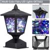 Garden & Patio Landscape Decoration Lighting Solar Post Lights 2 Pcs Set