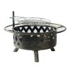 Outdoor Recreation Dinning Barbeque 2-in-1 Heating & BBQ Fire Pit