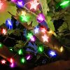 2Pcs Solar Powered String Lights 39.3FT 100LED Beads Fairy Star Lights