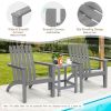 Outdoor Durable Patio Acacia Wood Adirondack Lounge Armchair