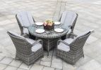 Direct Wicker Marianna Patio Wicker 5 Piece Round Dining Set