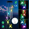 Solar Wind Chime Lights Butterfly Lamp 7 Color Changing String Lights