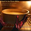 BBQ Gloves Extreme Heat Resistant Protective Cooking Gloves Food Grade Kitchen Oven Mitts Silicone Non-Slip for BBQ Cooking Baking