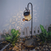 Solar Gieter Lamp Tuin Art Licht Holle Smeedijzeren Tuin Decoratie Ster Douche Led Lamp Yard Romantische Decoraties XH