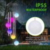 Solar Wind Chime Lights Butterfly Lamp 7 Color Changing String Lights