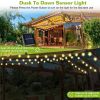 2Pcs Solar Powered String Lights 39.3FT 100LED Beads Fairy Star Lights