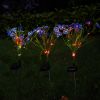 LED Daisy Flower Stake Light Solar Energy Rechargeable for Outdoor Garden